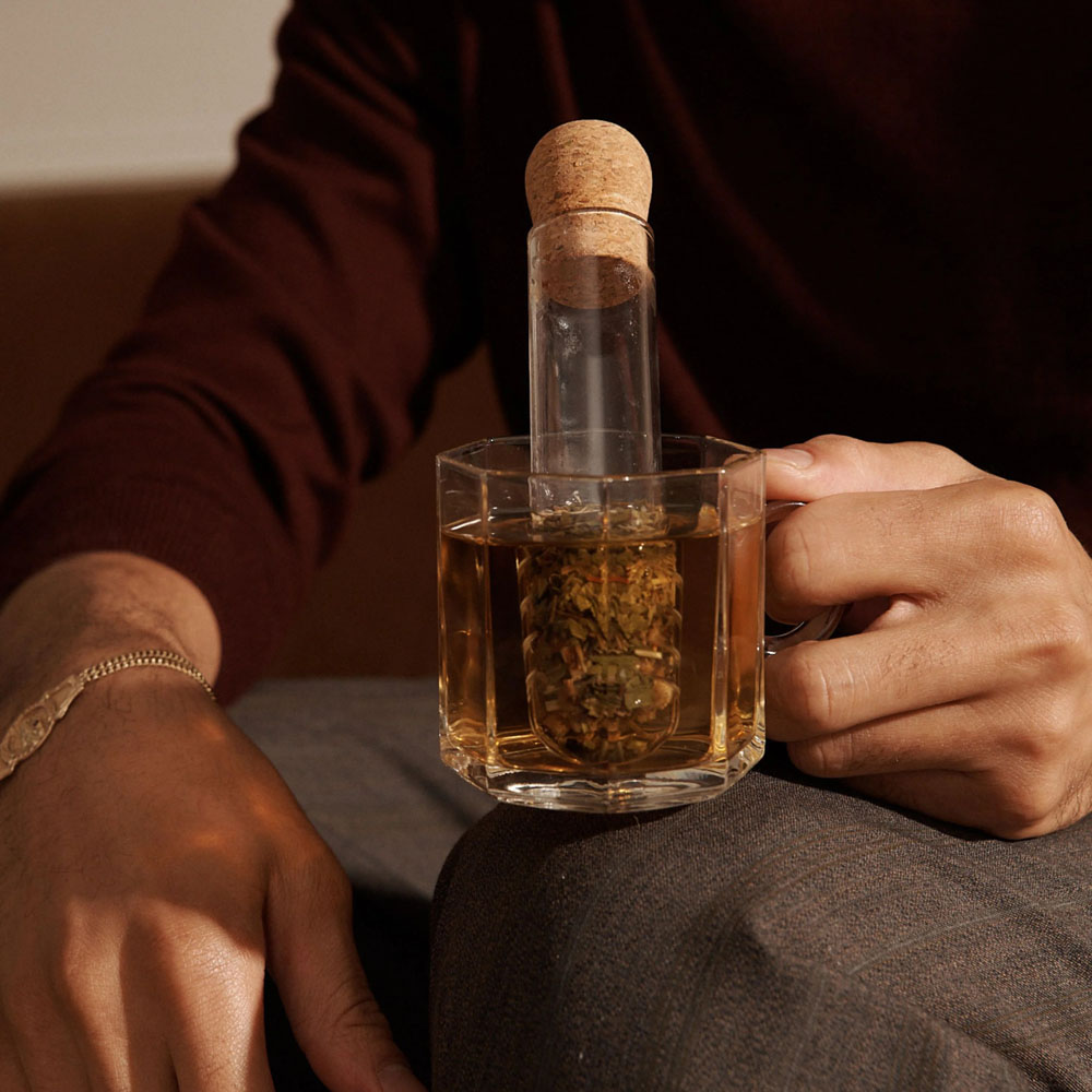 The Glass Cigar Tea Infuser