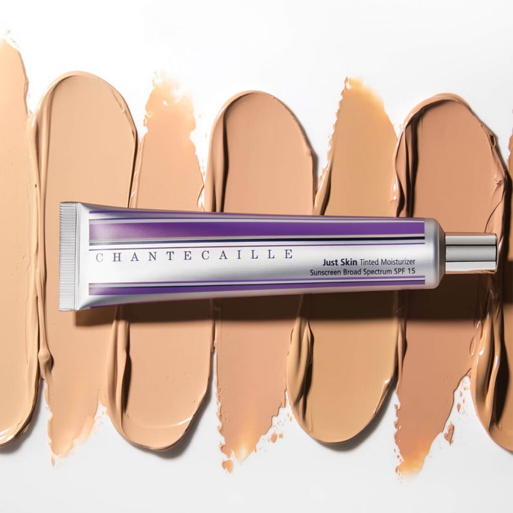Chantecaille tinted moisturizer with SPF for natural coverage