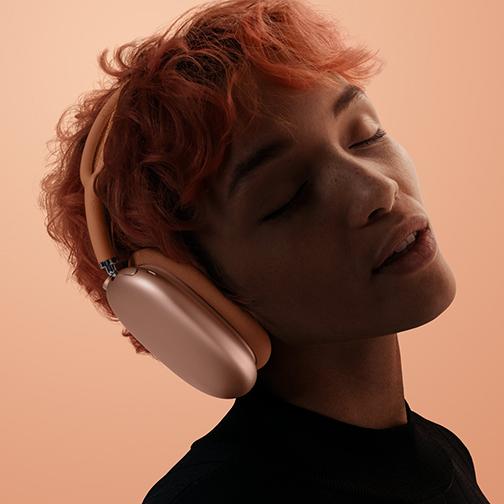 Apple AirPods Max noise-canceling headphones for comfortable air travel